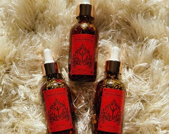 Fiery Wall of Protection Ritual Oil 2oz | Powerful Spiritual Protection & Defense | Negative Energy Shield, Candle Dressing, Altar Oil, 60mL