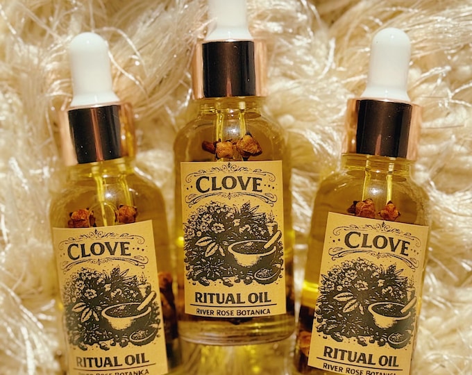 Clove Ritual Oil 1oz | Protection, Strength & Prosperity | Grounding | Motivation | Power | Clove Scent 30mL