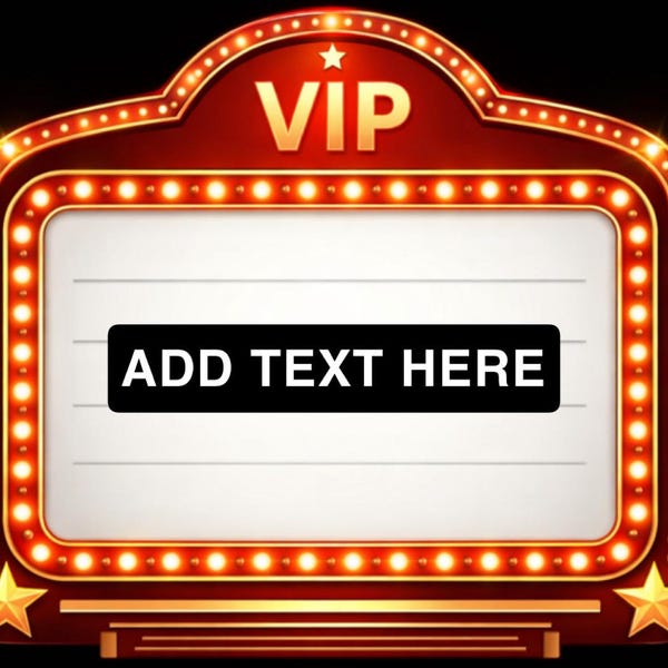 Vip Sold Sign Template Vip Sign - Etsy