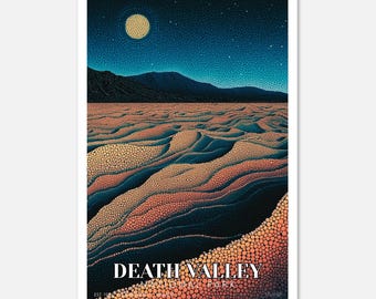 Parco nazionale della Death Valley: serie Midnight Mosaic / Poster artistico