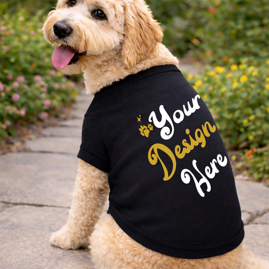 Personalized Dog T Shirt, Custom Puppy Shirt, Dog Tee, Create Your Own ...
