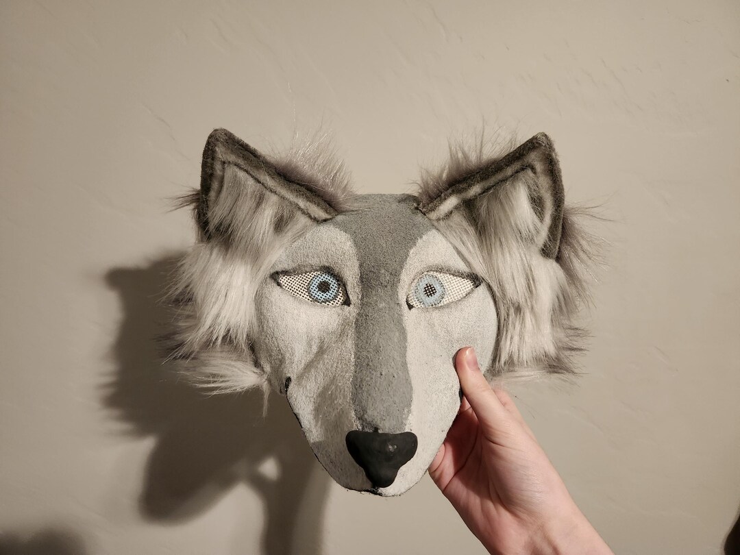 Wolfwalkers Inspired Silver Wolf Mask (refurbed) - Etsy
