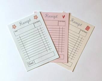 Crafting Receipt Pack