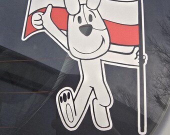 Reksio Decal - Pegatina de perro de la serie animada polaca