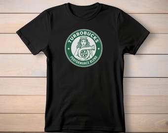 Turbobucks Performance Blend T-Shirt | Coffee Logo Tee