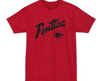 Vintage Pontiac Big and Tall T-Shirt | Hanes 518T