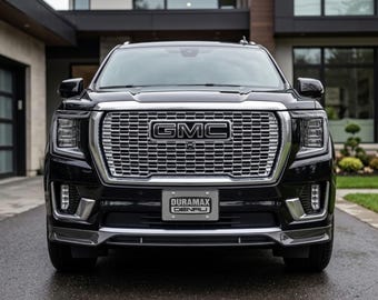 Duramax Denali Logo Vanity Plate | Aluminum License Frame Accent