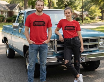Vintage GMC C15 Truck Graphic T-Shirt, Classic Pickup Tee