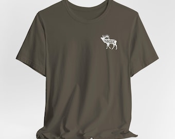 Elkaholic Hunter Shirt, Elk Graphic Tee