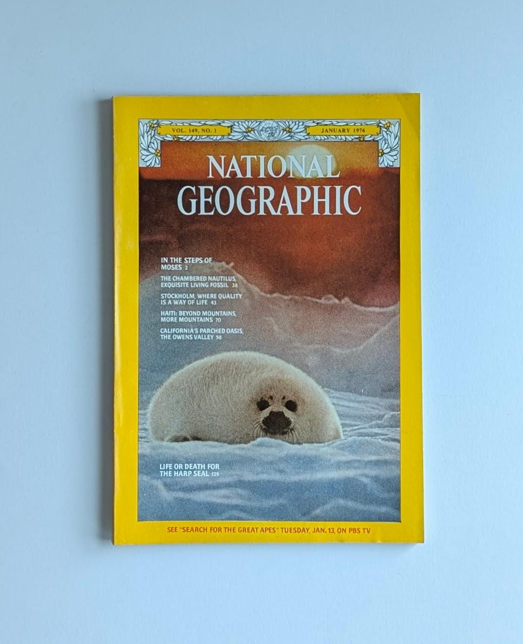 National Geographic 1976 - Etsy
