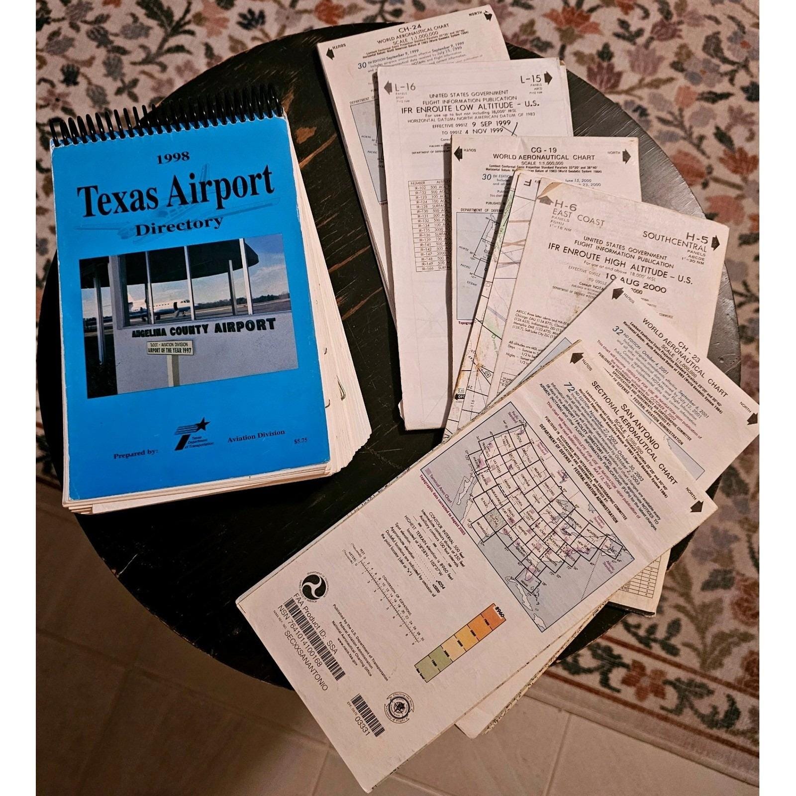 Vintage Aeronautical Charts - Etsy