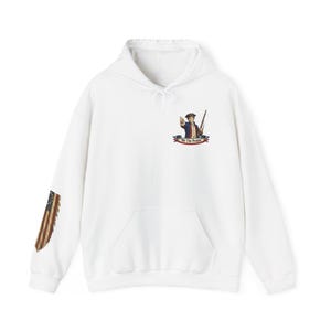 We The People Revolutionary Soldier Hoodie | Causing Problems Since 1776, Betsy Ross Flag Sleeve