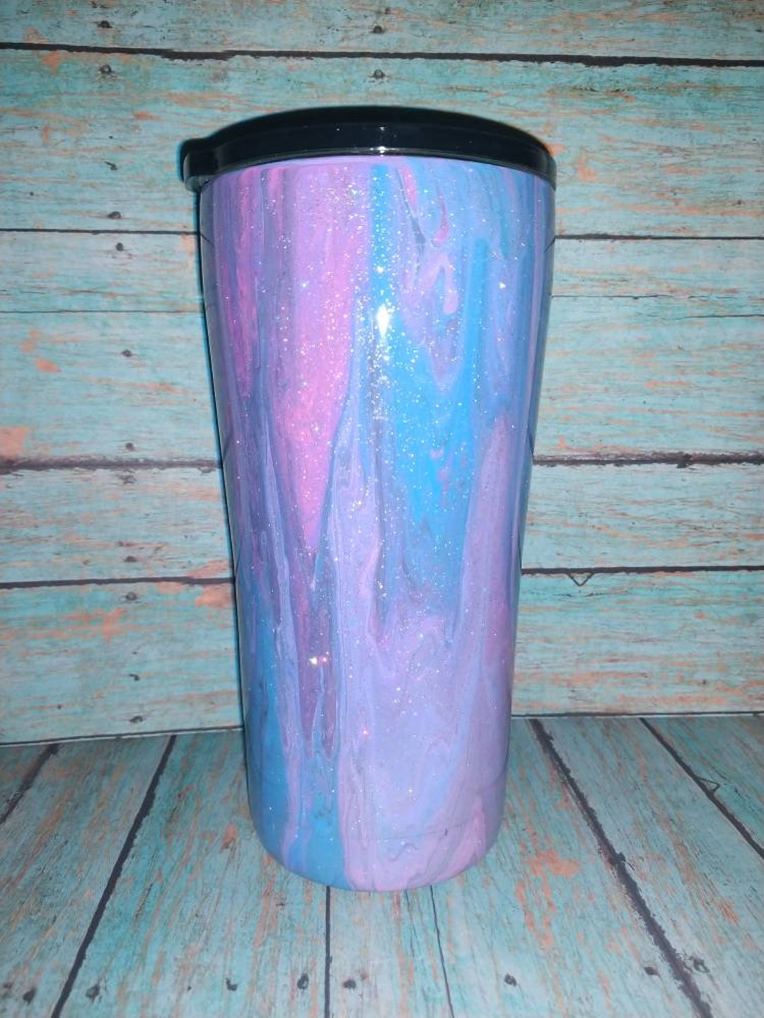 Dirty Pour Tumbler, Acrylic Paint Tumbler, Glitter Tumbler, Sparkles, Dirty Pour, Acrylic Paint
