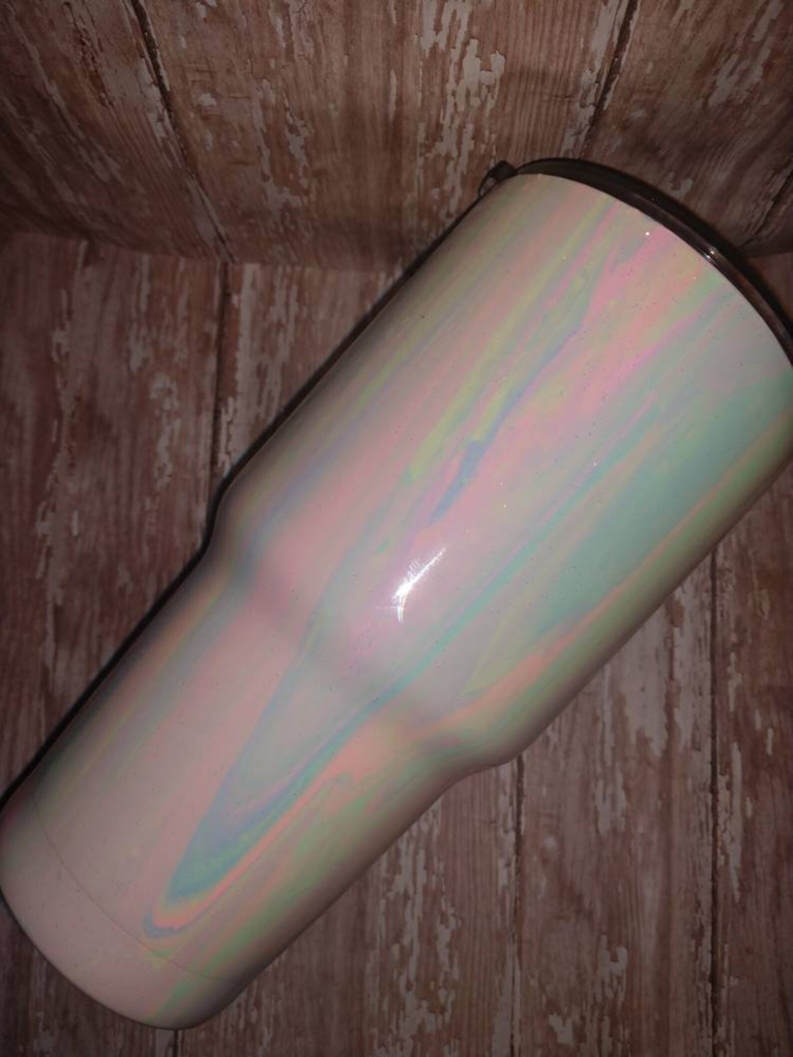 Dirty Pour Tumbler Neon Paint Tumbler Glitter Tumbler Etsy