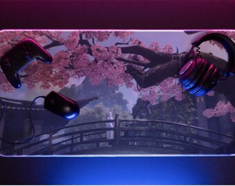 Anime Desk Mat desk mat | gaming desk mat, computer decor, boys room accessories