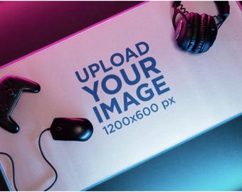 Anpassbare Schreibtischmatte personalisierte Schreibtischmatte | Schreibtisch Maus Unterlage, Computer Deko