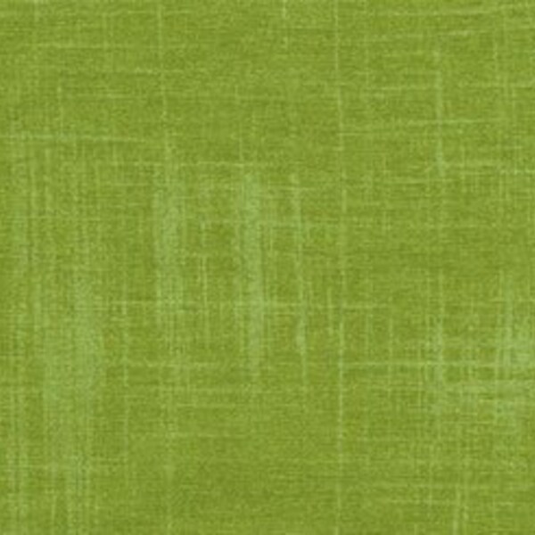 CLEARANCE Green Painters Canvas Fabric - Garden Wall by Laura Gunn from Michael Miller 30 Inches - End of Bolt