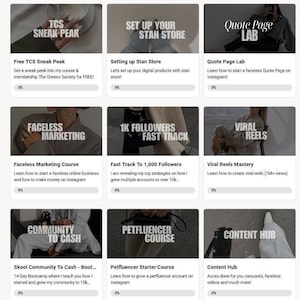 Faceless Instagram Quote Page Course | Digital Marketing Bundle | Make Money with Quotes | Passive Income Guide | Content Creator Kit