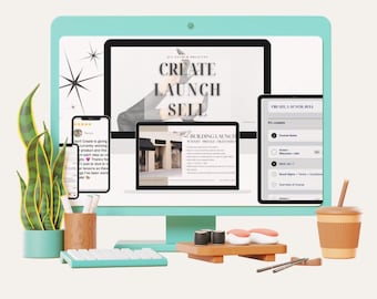 Create Launch Sell | Step-by-Step Digital Product Course for Beginners | Online Business Training for Women