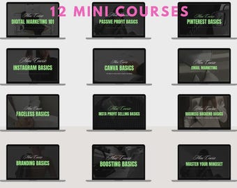 Digital Marketing 12 Mini Course Bundle