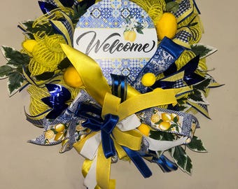 レモンのウェルカムリース