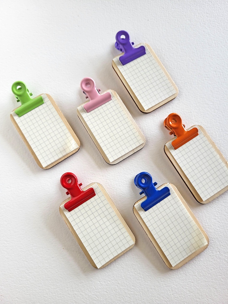 Miniature Clipboard for Blythe Doll, Doll Accessory, Mini Notepad, 1:6 ...