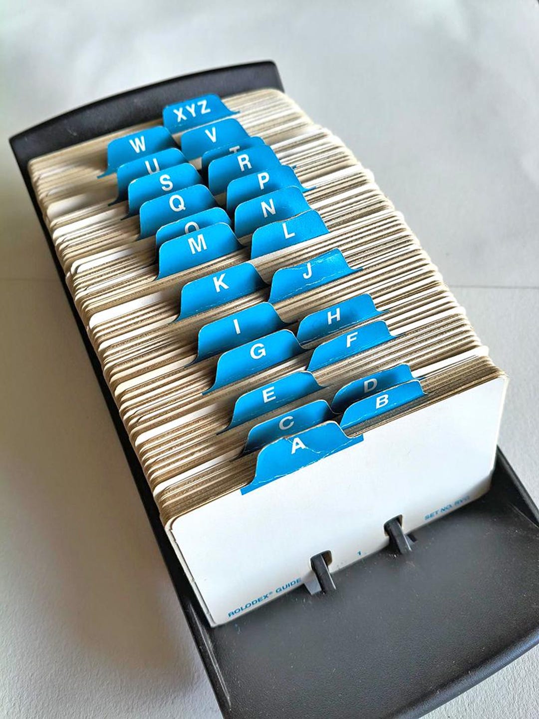 Vintage Rolodex Card File Organizer, Art Cards, Mini Collage ...