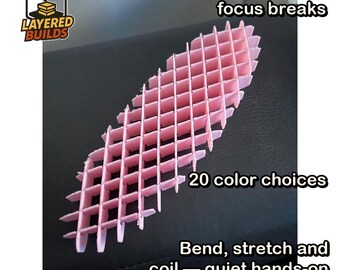 Fidget Morf Worm | Sensory Desk Fidget Toy | Waffle