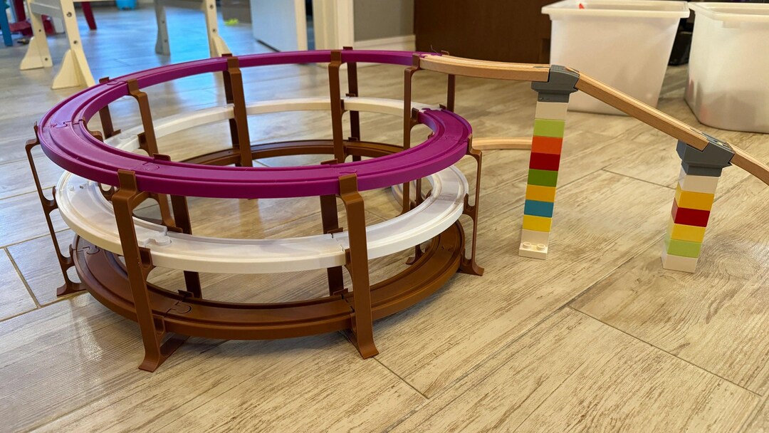 Spiral Train Track Ramp Supports - Etsy
