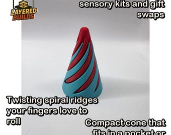 Spiral Cone Fidget | Desk Fidget Toy