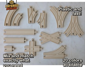 Brio Train Track Replicas | Choose Type and Color | IKEA Thomas Friends Melissa Doug