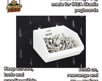IKEA Skadis Tray Organizer | Small Storage Bin