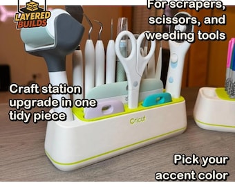 Cricut Maker Inspired Tool Tidy | Craft Station Organization | Layered Builds 3D Print Gift