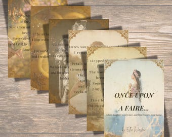 Renaissance Faire Printable Poem | Enchanted Lantern-Lit Wonder Wall Art Digital Download