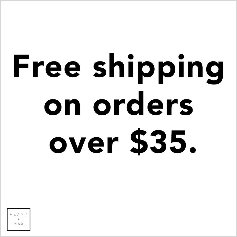 May include: Free shipping on orders over &pound;35.