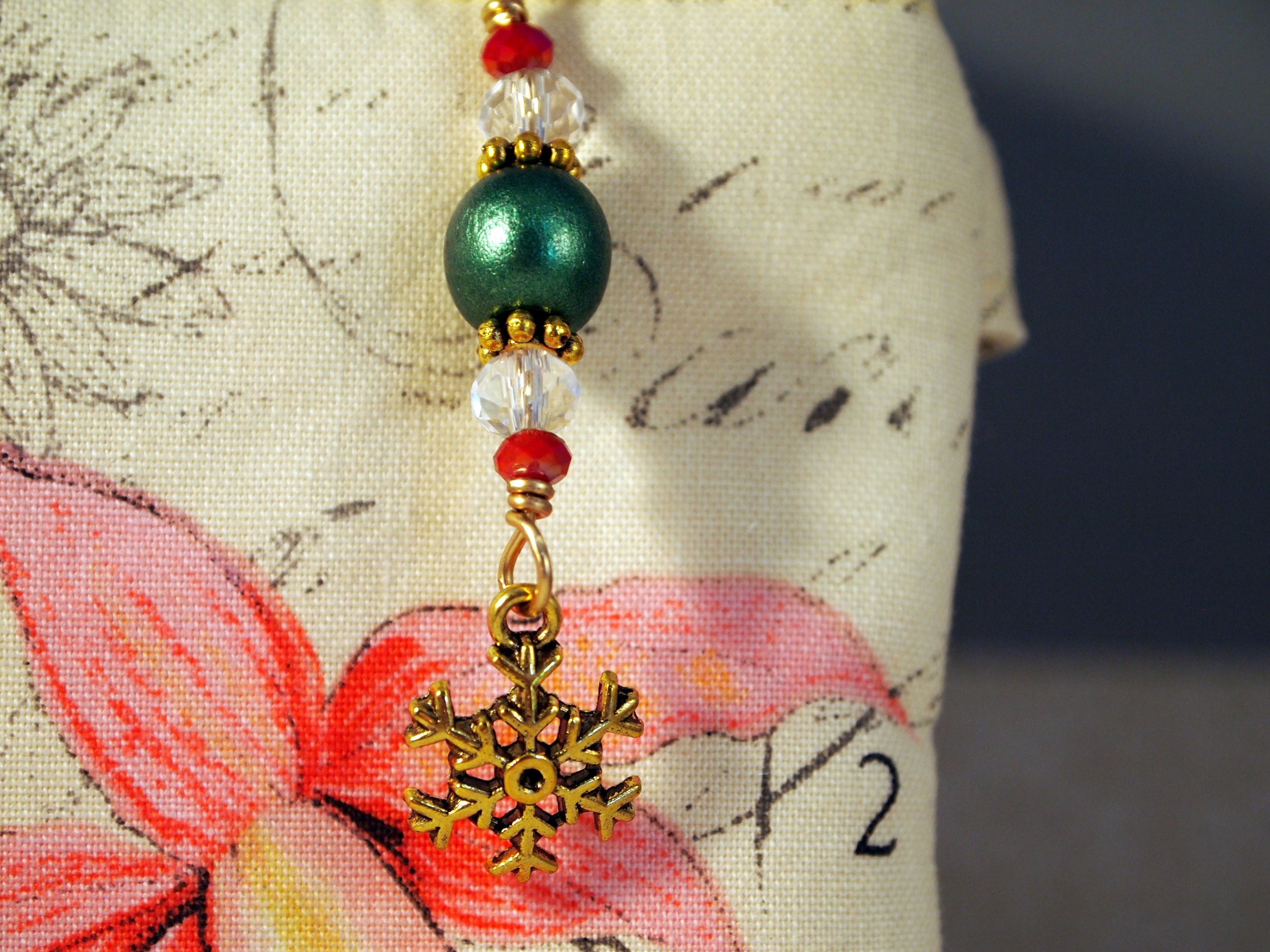 Snowflake Zipper Pull Christmas Zipper Pull Beaded Christmas Etsy UK