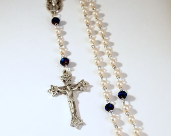 Handmade Virgin Mary Rosary Catholic Rosary Stone Rosary Religious Gift Virgin Mary Rosary Prayer Beads Holy Rosary Confirmation Gift