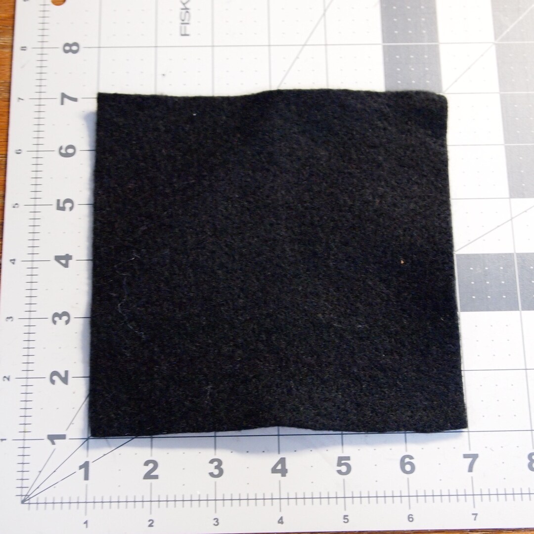 Cotton Batting 6 Inch Squares 22 Precut Warm and Black Cotton Batting Squares Rag Quilts Mug