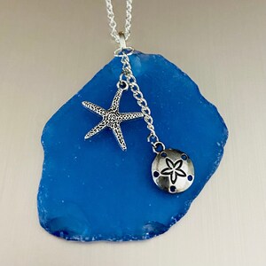 Beach Glass and Charms Necklace