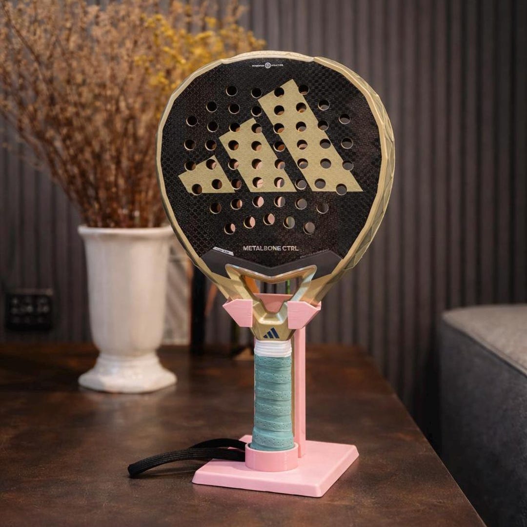 3d Racket Stand 3D Printed Padel Racket Stand Holder – Stable Minimal Design for Home ...
