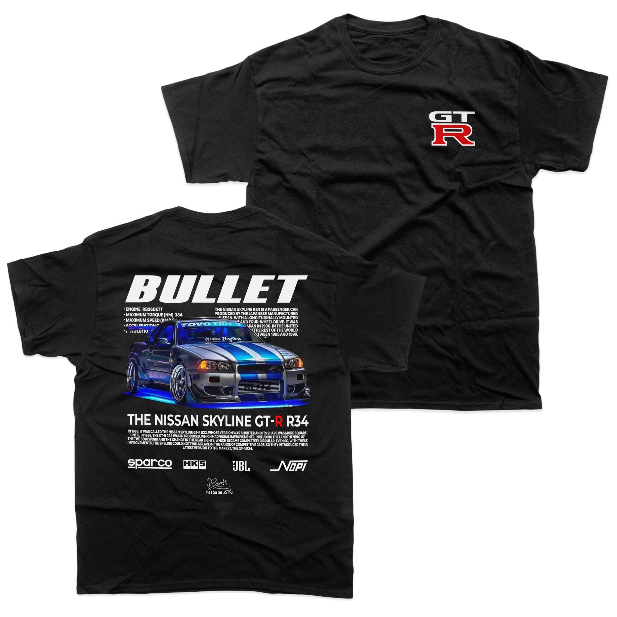 R34 skyline gtr tee - Etsy 日本