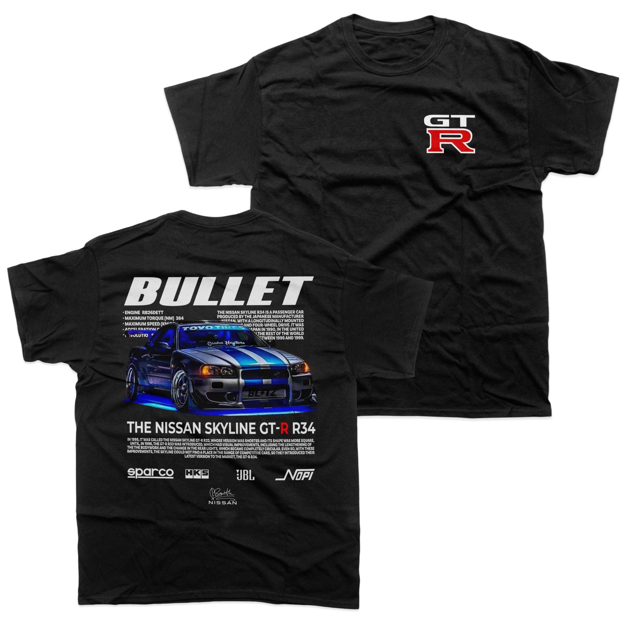 Skyline R34 T Shirt - Etsy