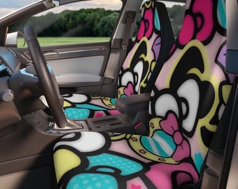 Kitty meerkleurige autostoelhoezen