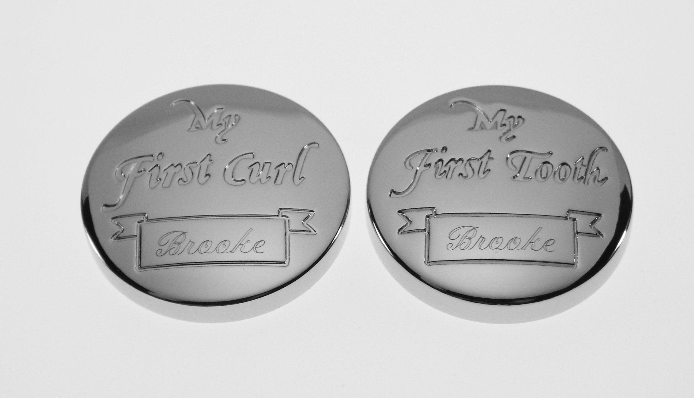 Personalized Baby Keepsake Boxes Custom Engraved First Curl Etsy Canada