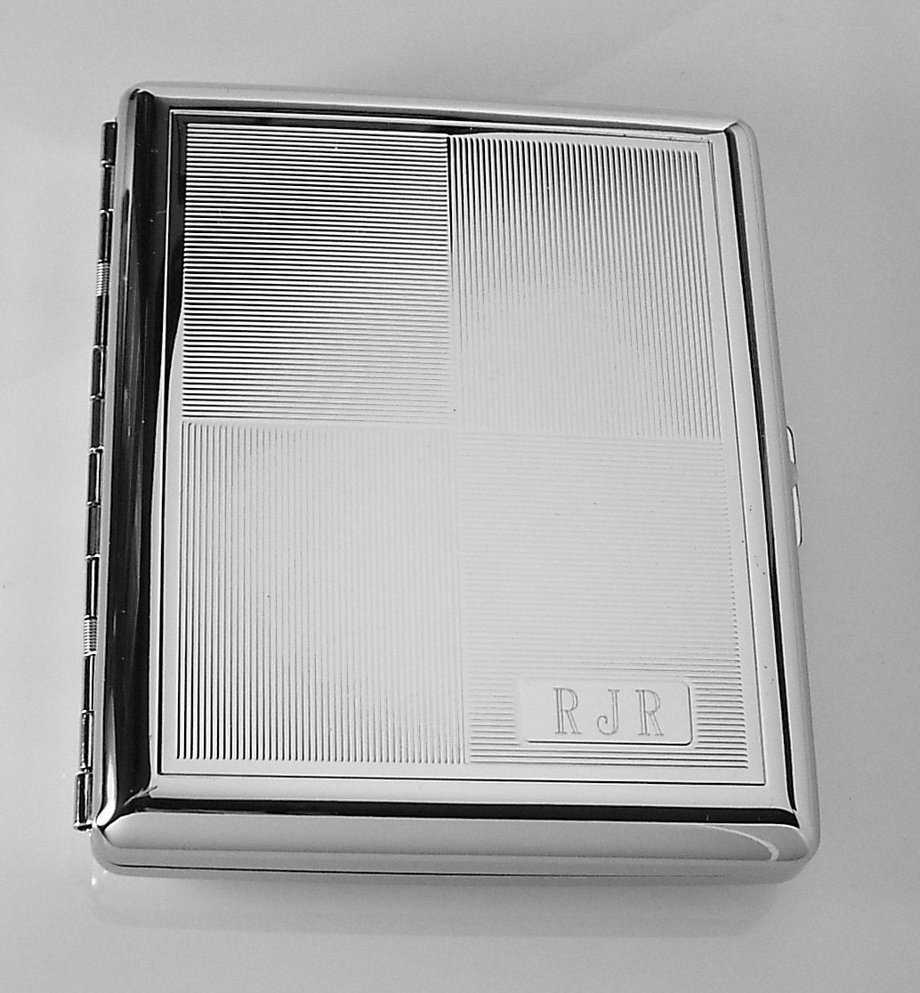 custom cigarette case 100s Personalized Cases Groomsmen Birthday Gift for Him Dad Men Groomsmen Holder Fits 20 Cigarettes Boyfriend Engraved Fits 100s cigarettes Personalized Silver Paisley Cigarette Case