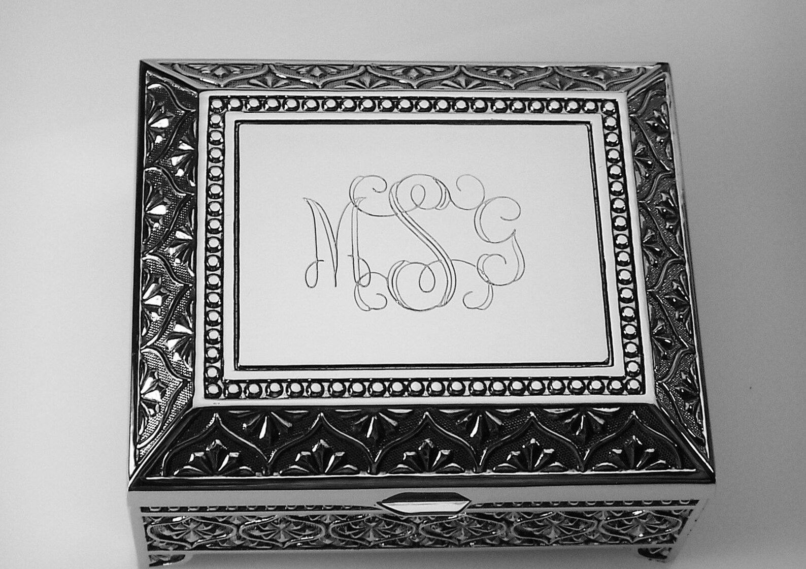 Custom Engraved Personalized Jewelry Box Small Silver Non Etsy