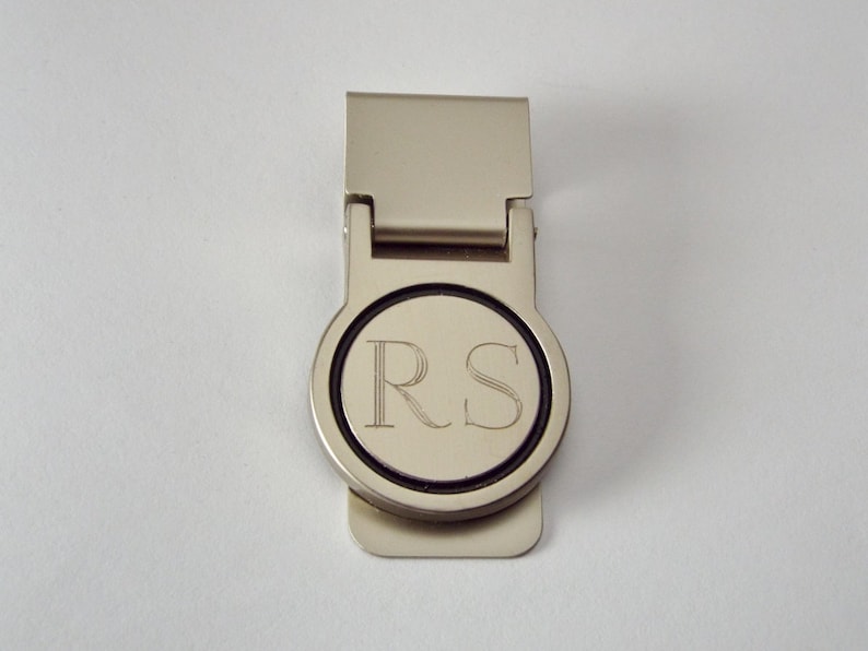 Personalised Large Red Aluminium Money Clip Engraved Gift