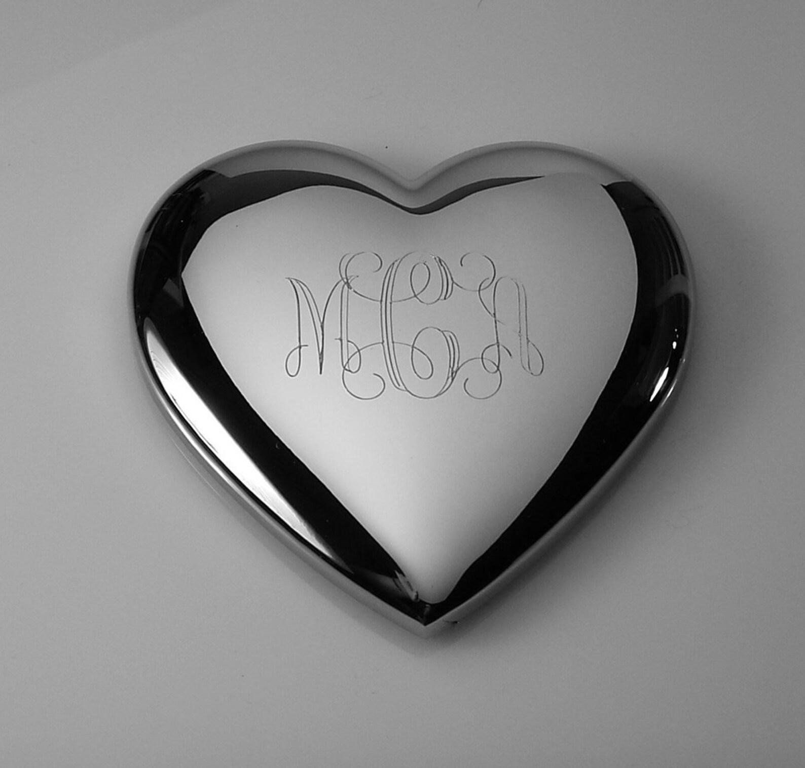 Custom Engraved Jewelry Trinket Box Non Tarnish Silver Mini Etsy