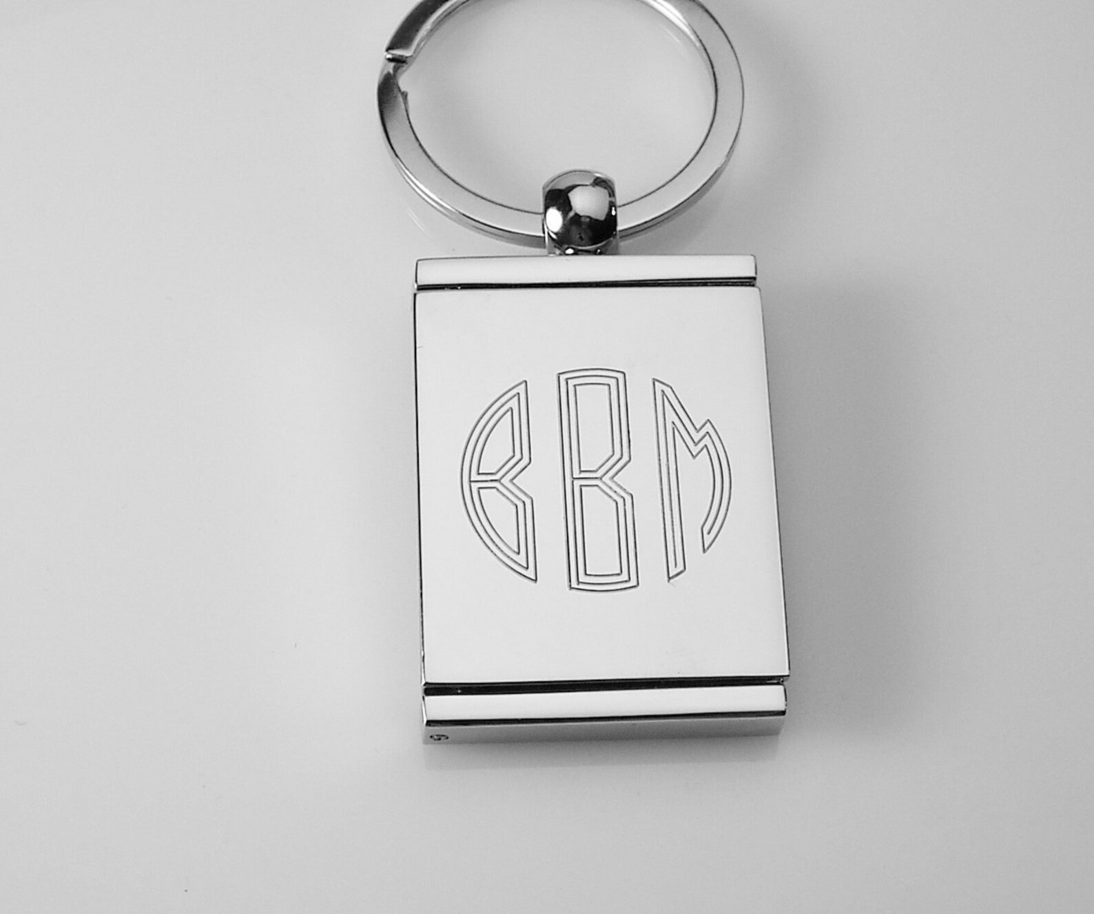 Engraved Photo Locket Keychain Personalized Custom Silver High Etsy