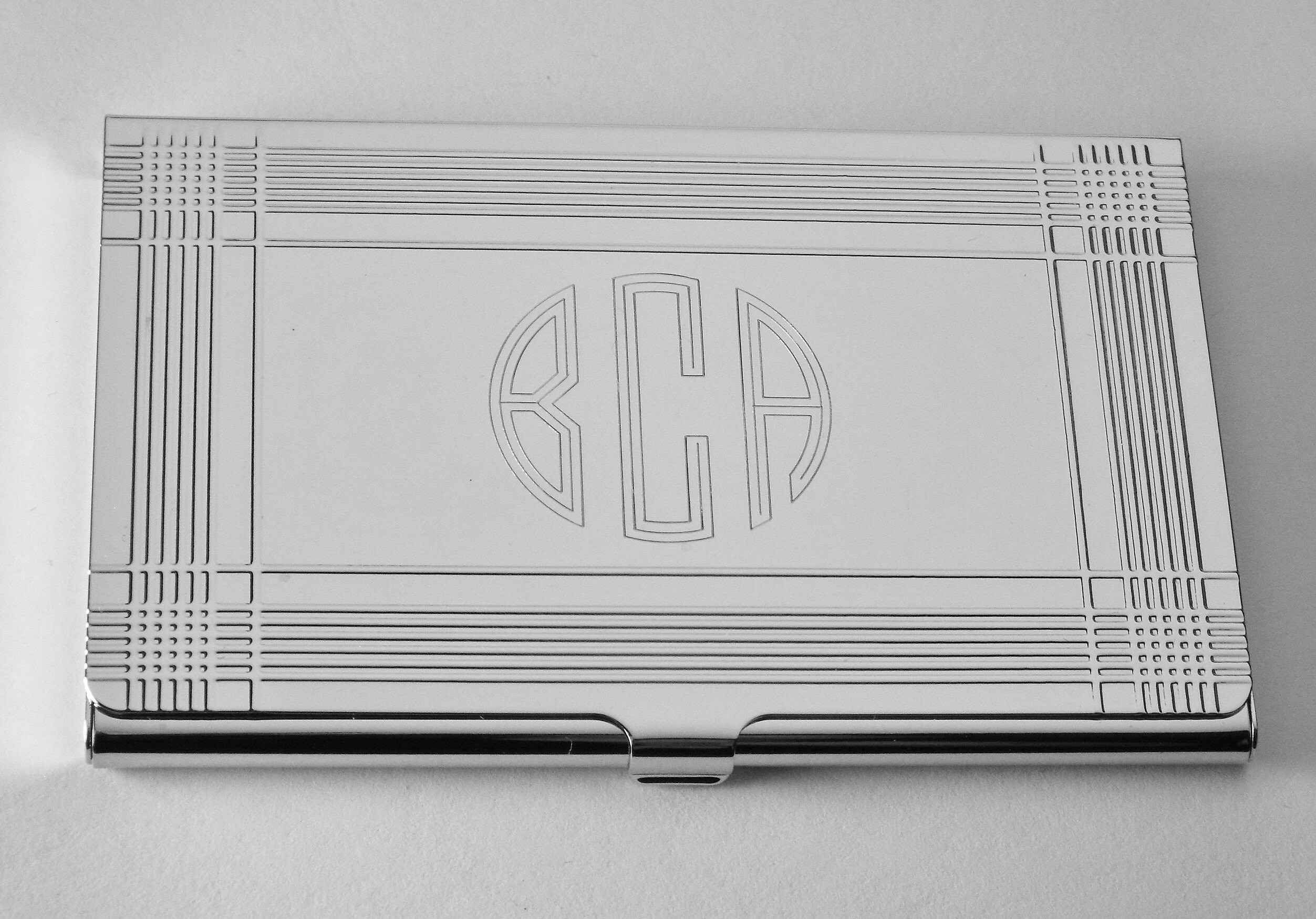 Business Card Case Custom Engraved Personalized Card Case Etsy UK